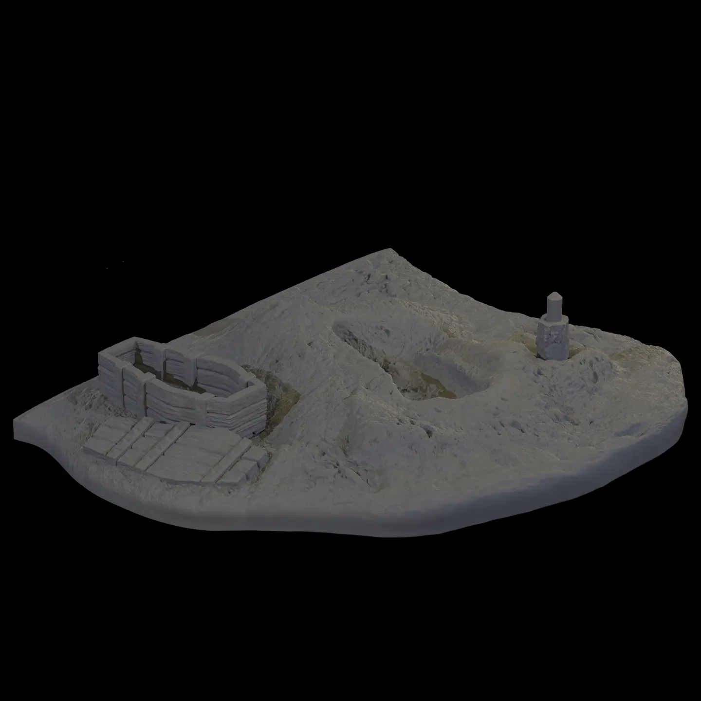 Sidewalk 3 with tree insert